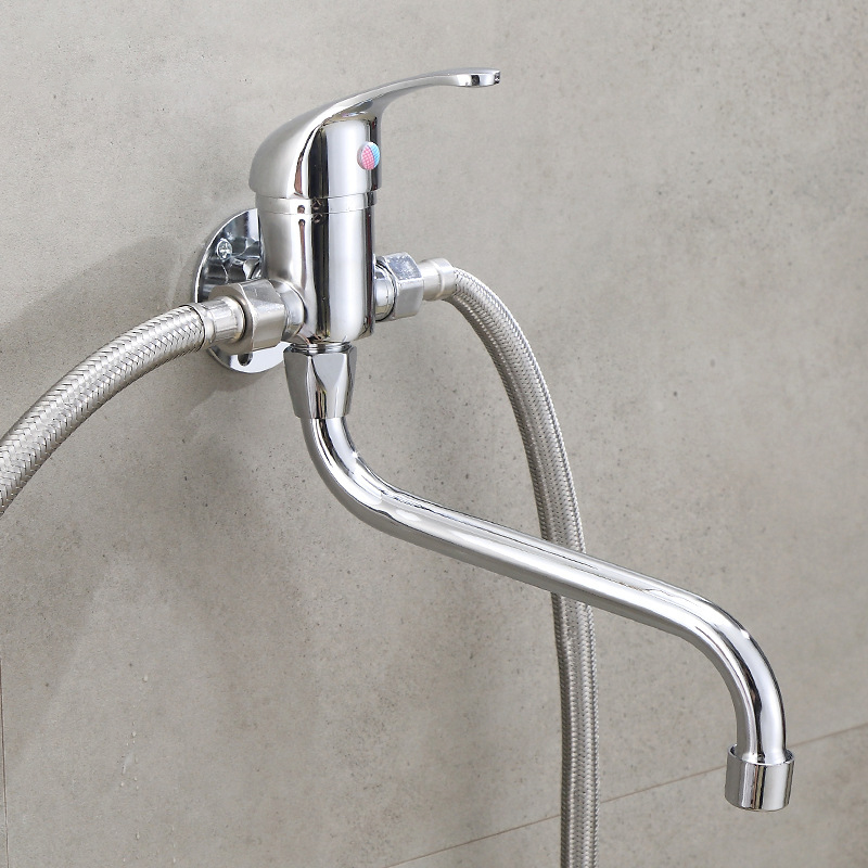 Commercial Kitchen Faucet - Duvara Monte Ekstra Uzun Musluklu Mutfak