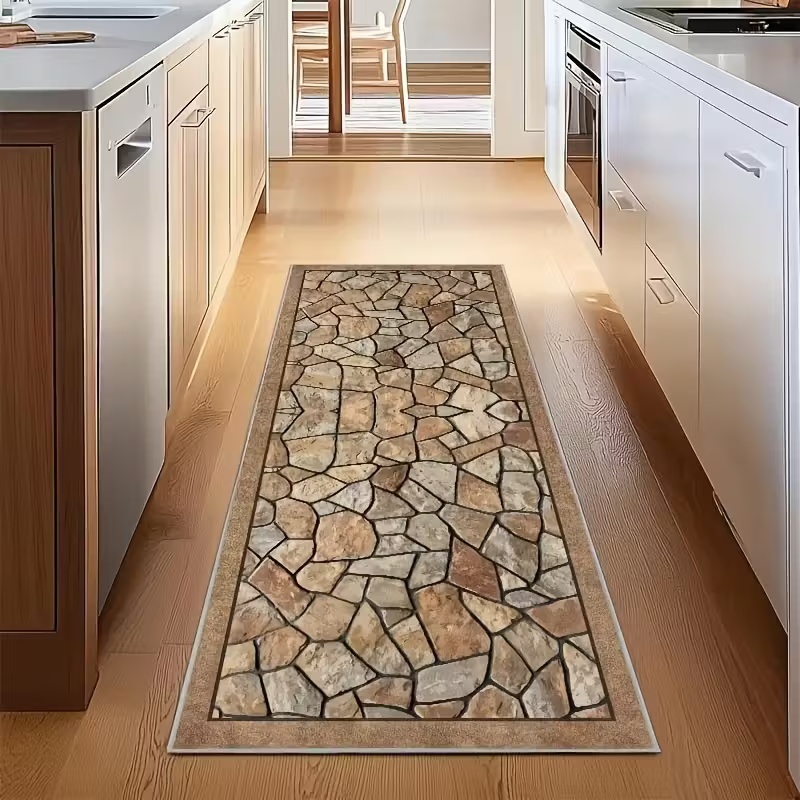 Commercial Kitchen Non Slip Flooring - Modern Mutfak Yolluk Halısı Taş Karo