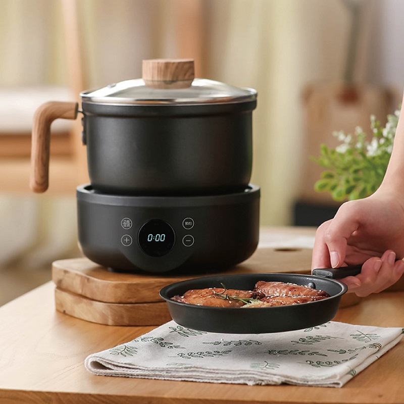 Soup Kettle Warmer - 110V/220V Çok Fonksiyonlu Elektrikli Pişirme Tenceresi