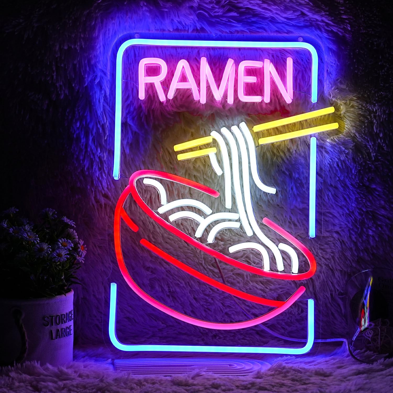 Commercial Kitchen Japanese - USB ile ayarlanabilir ramen kasesi neon