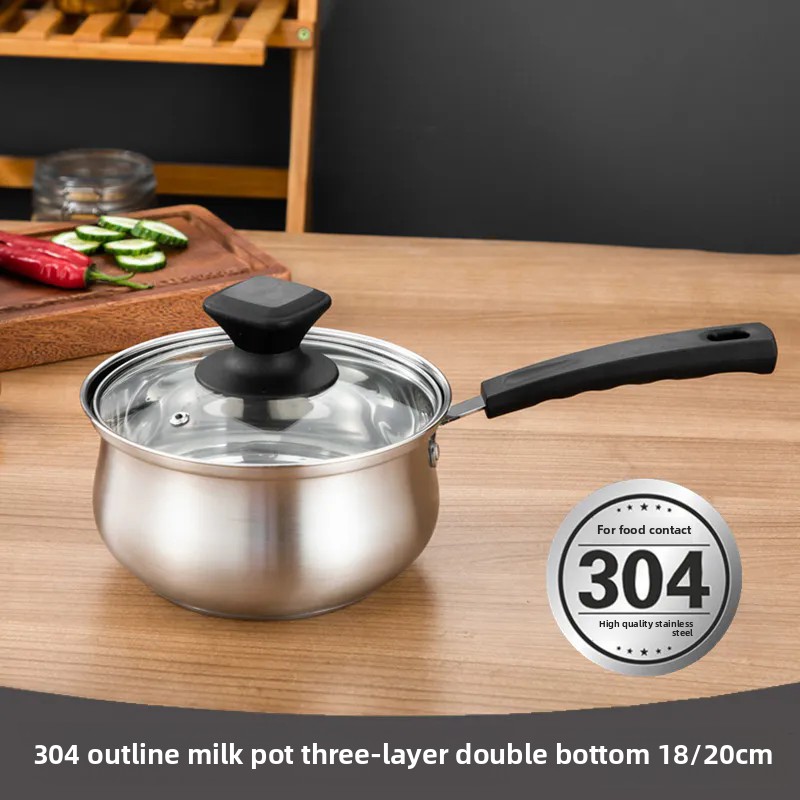 Soup Kettle Warmer - Mutfak 304 Paslanmaz Çelik Güveç Tencere