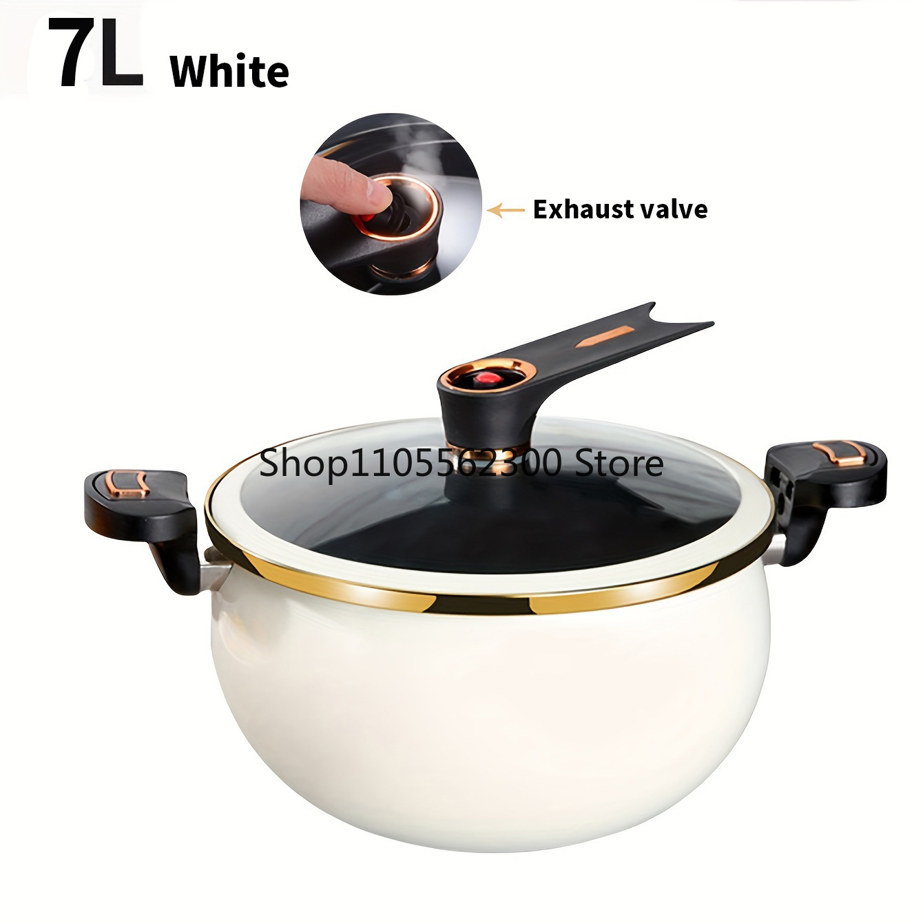 Soup Kettle Warmer - 7L Büyük Kapasiteli, 26cm, Evde Kullanıma