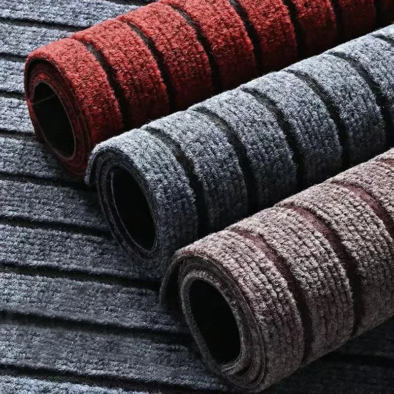 Commercial Kitchen Non Slip Flooring - Polyester Klasik Çizgili Mutfak Zemin Matı