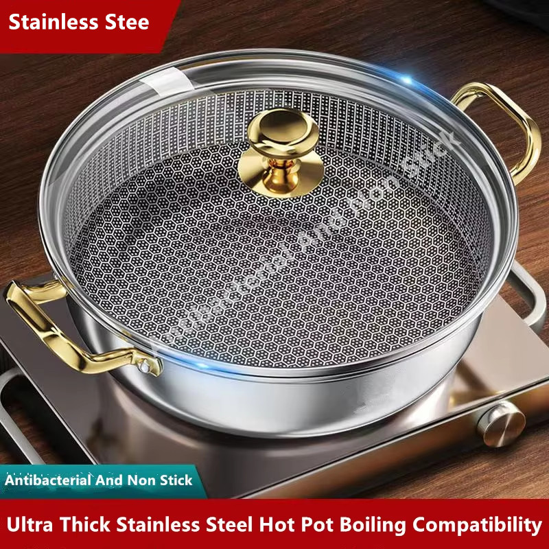 Soup Kettle Warmer - 30 cm Paslanmaz Çelik çorba tenceresi