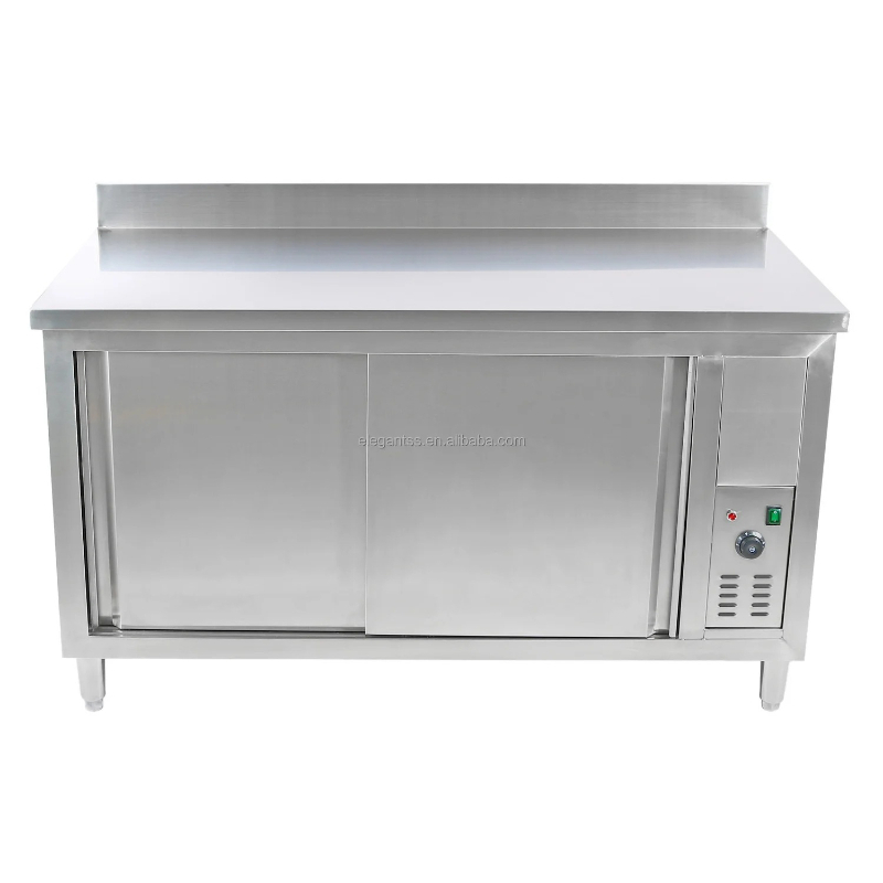 Commercial Kitchen Backsplash - Ticari Mutfak Paslanmaz Çelik Elektrikli Isıtmalı
