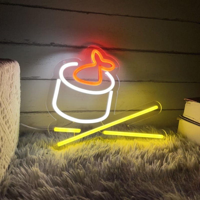 Commercial Kitchen Japanese - Suşi Rulosu Çubukları LED Neon Tabela