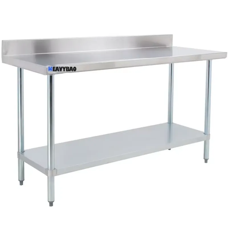 Commercial Kitchen Backsplash - Endüstriyel Mutfak Paslanmaz Çelik Ticari Çalışma