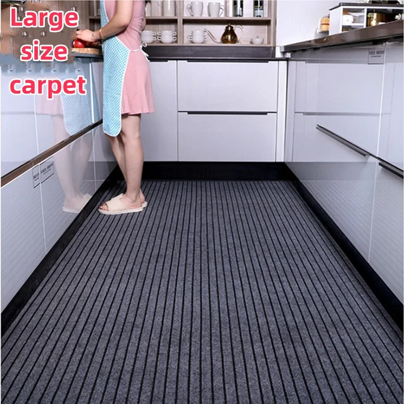 Commercial Kitchen Mats - Geniş Alan Halısı Kaymaz Yıkanabilir Çizgili