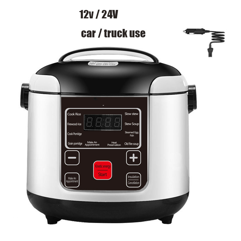 Soup Kettle Warmer - 12V 24V Mini pirinç ocak araba