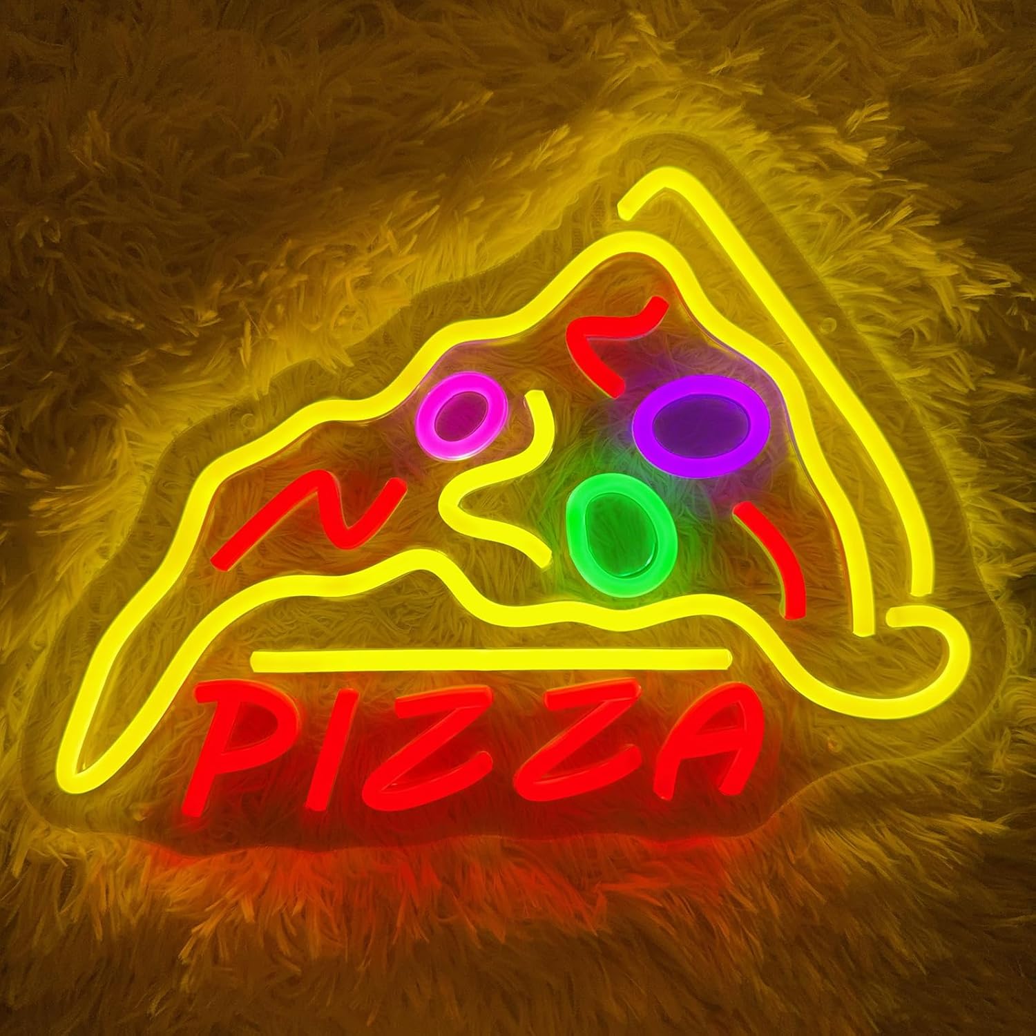 Commercial Kitchen Store - Pizza Neon Tabela İşletme Sanatı Duvar