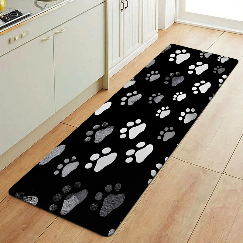 Commercial Kitchen Non Slip Flooring - Hayvan Pençe Baskılı Halı Paspas Mutfak