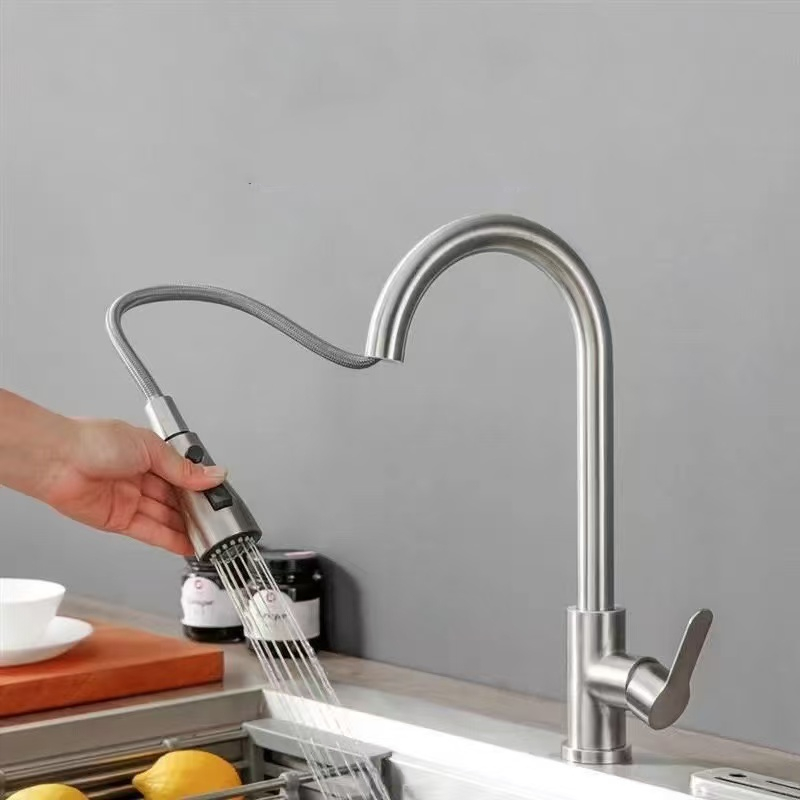 Mutfak Musluğu Çekmeli Fırçala - Commercial Kitchen Faucet incelemesi ve fiyatı