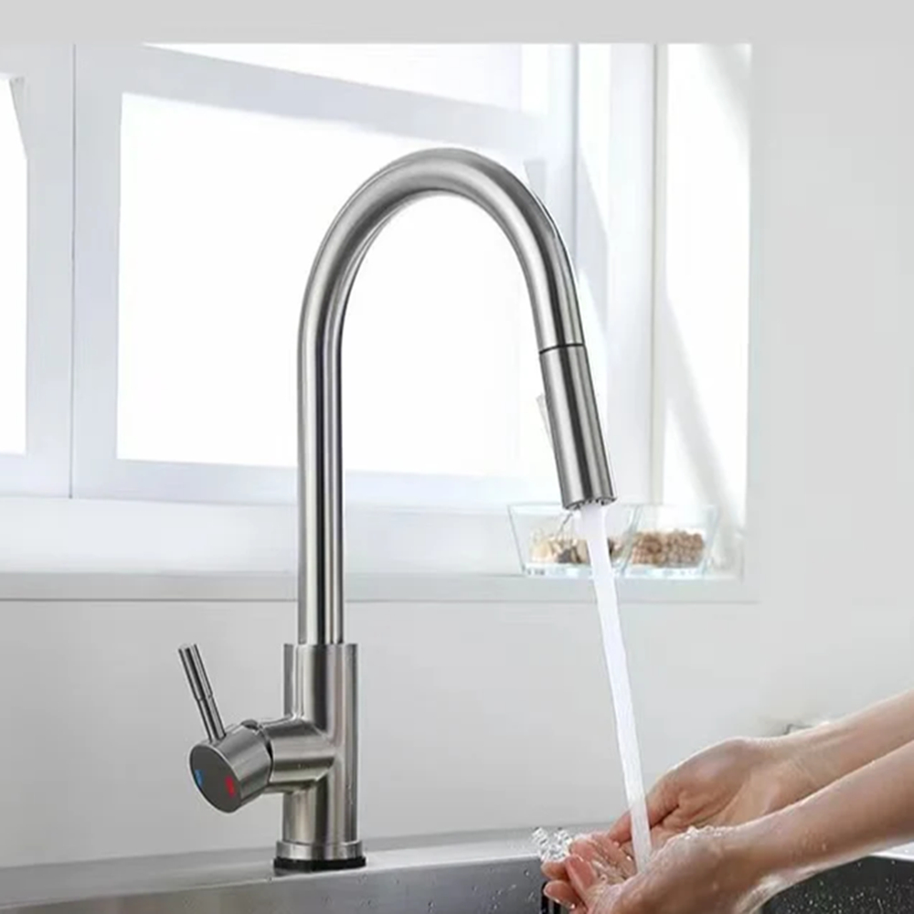 Mutfak Musluğu Çekmeli Fırçala - Commercial Kitchen Faucet incelemesi ve fiyatı