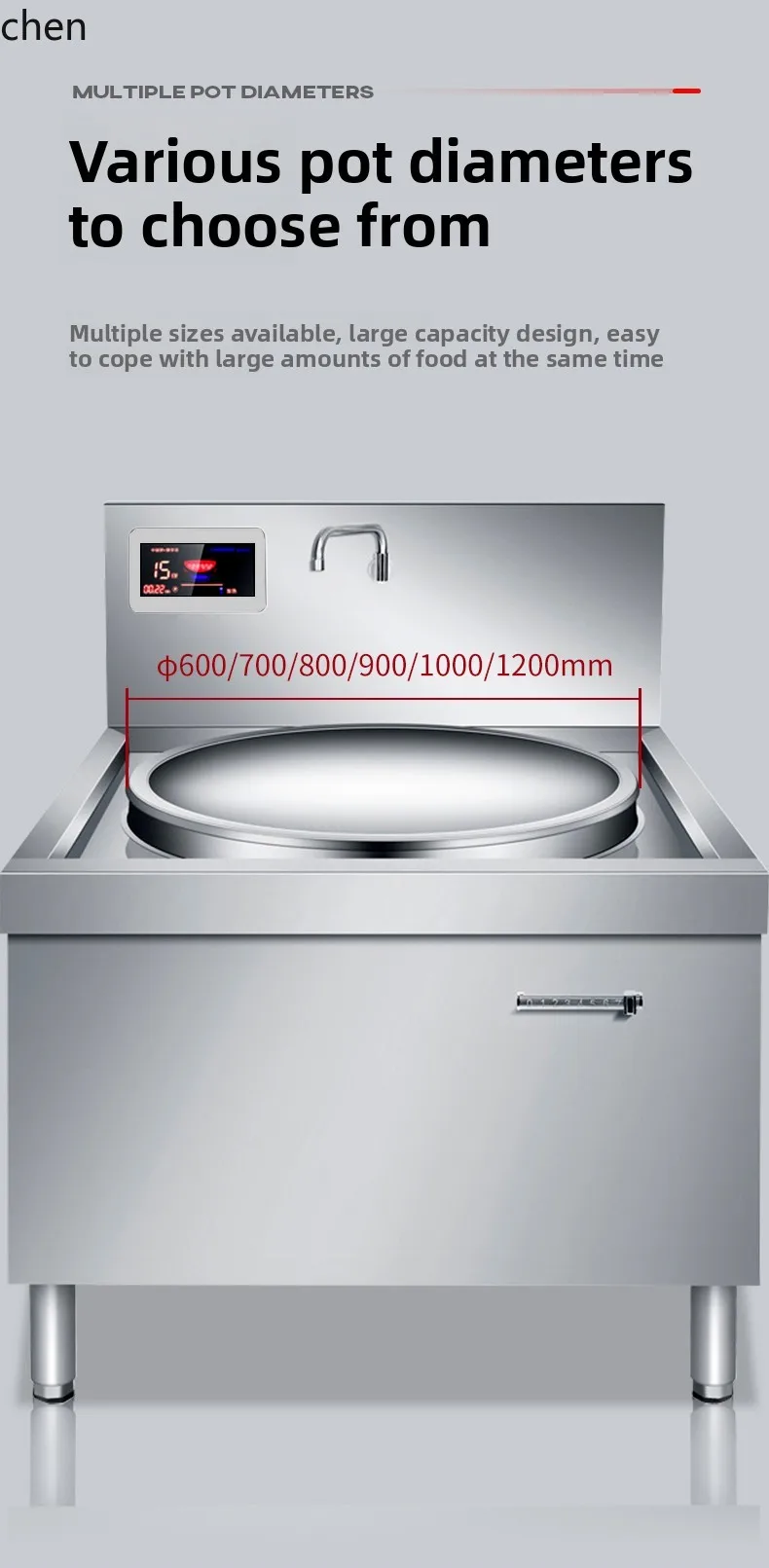ZML ticari indüksiyonlu ocak b - Commercial Kitchen Stove incelemesi ve fiyatı