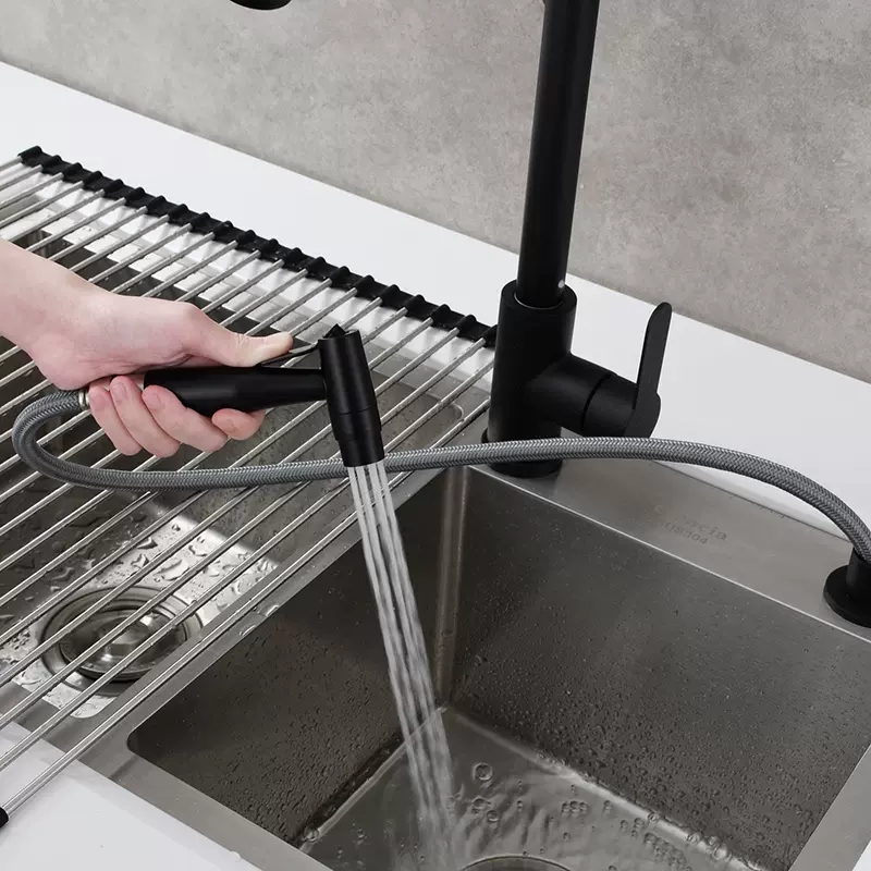 304 Paslanmaz Çelik Siyah Mutf - Commercial Kitchen Faucet incelemesi ve fiyatı