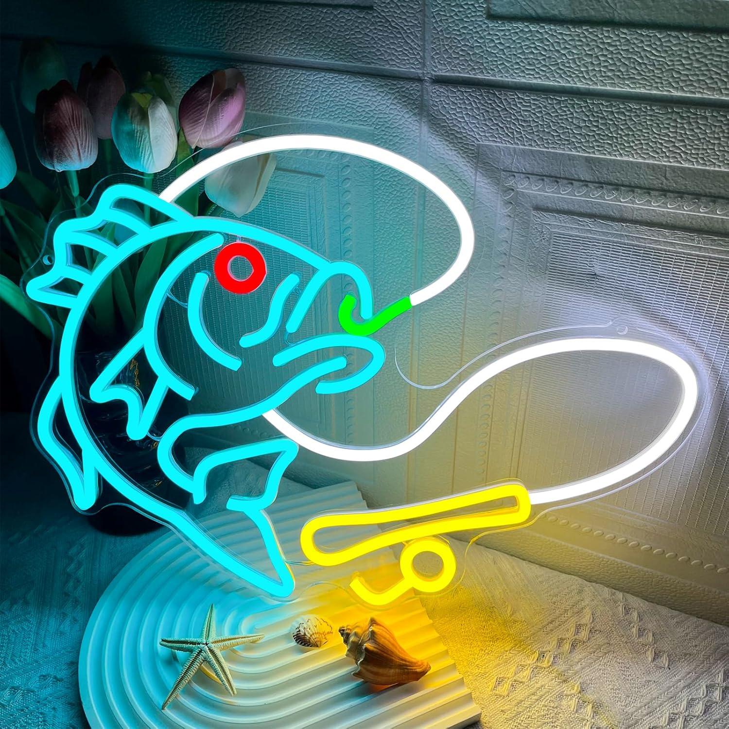 Balıkçılık Neon Tabelası USB K - Commercial Kitchen Store incelemesi ve fiyatı