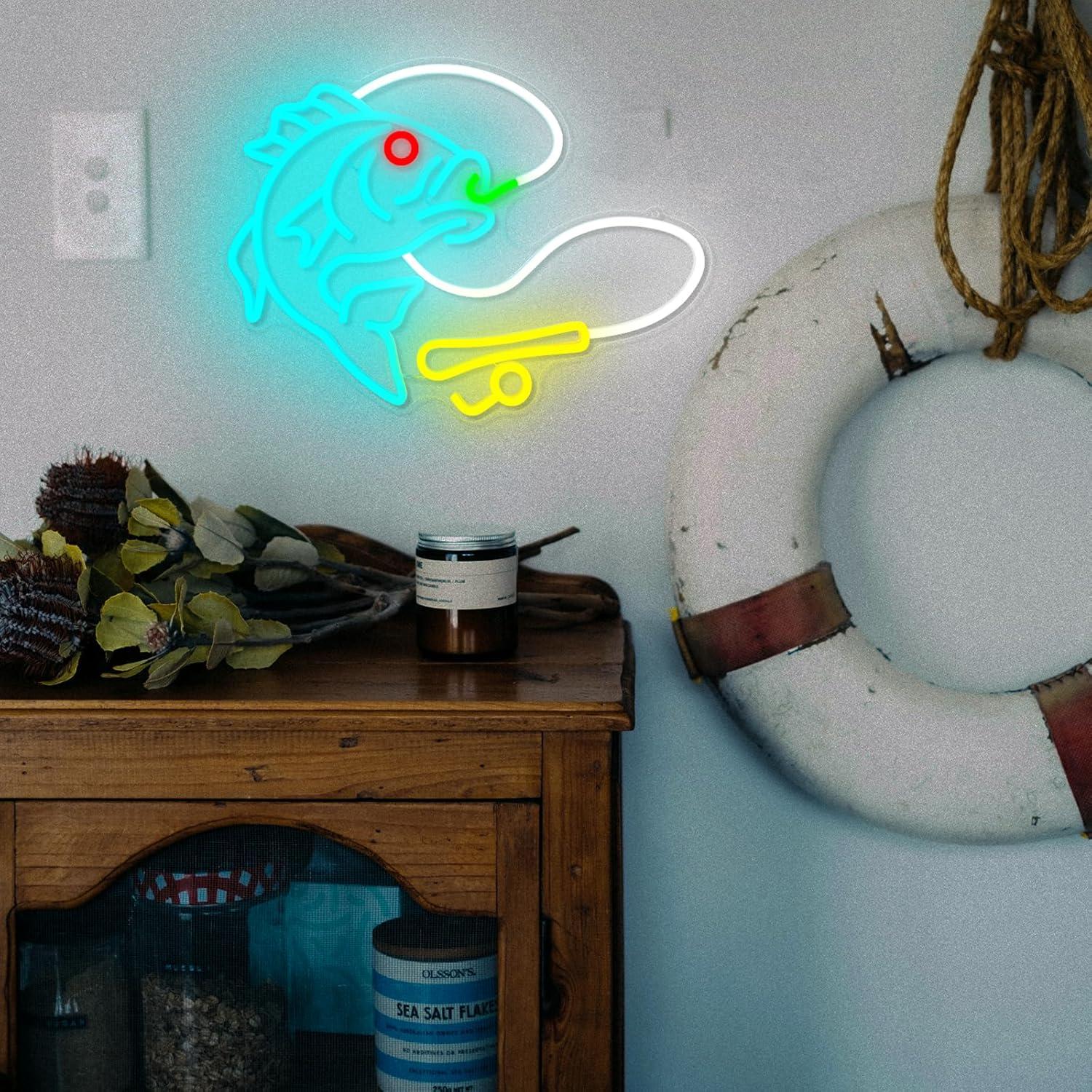 Balıkçılık Neon Tabelası USB K - Commercial Kitchen Store incelemesi ve fiyatı