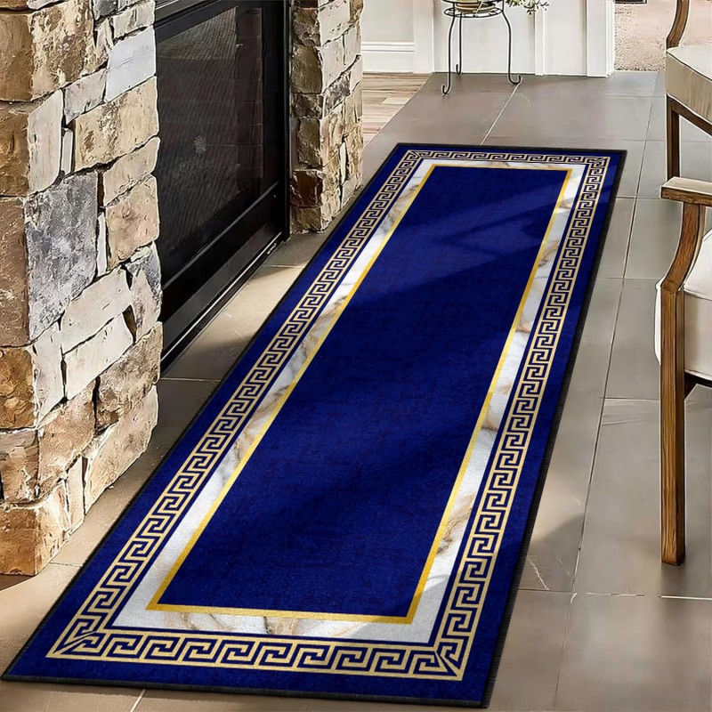 Soyut Sanat Koşucu Halısı Mavi - Commercial Kitchen Non Slip Flooring incelemesi ve fiyatı