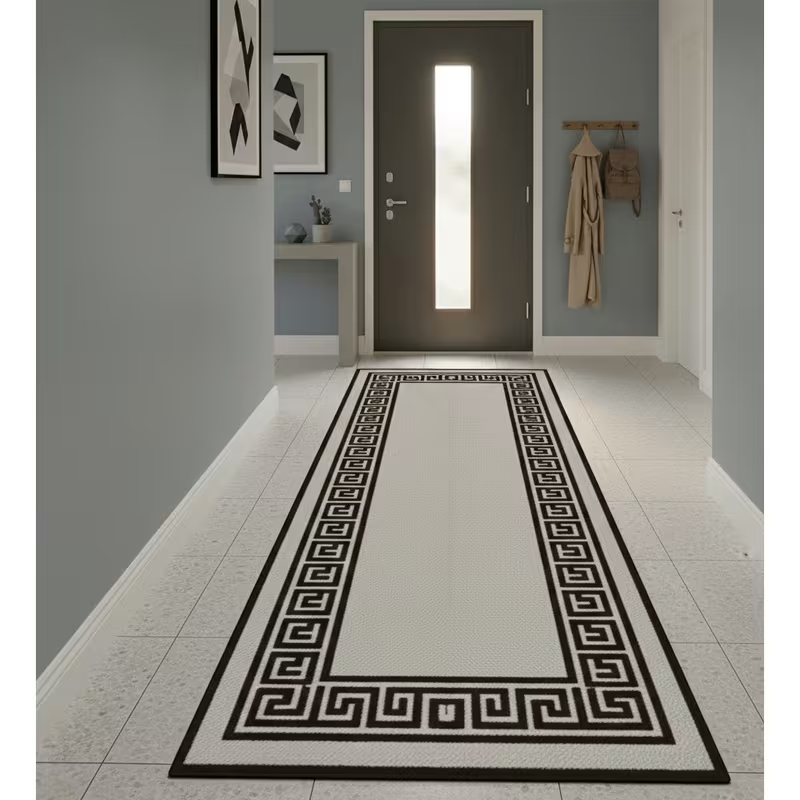Siyah Beyaz Yunan Anahtarı Des - Commercial Kitchen Mats Anti Fatigue incelemesi ve fiyatı