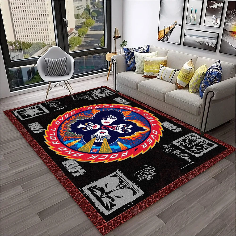 Retro KISS Rock Grubu Halı Kil - Commercial Kitchen Non Slip Flooring incelemesi ve fiyatı