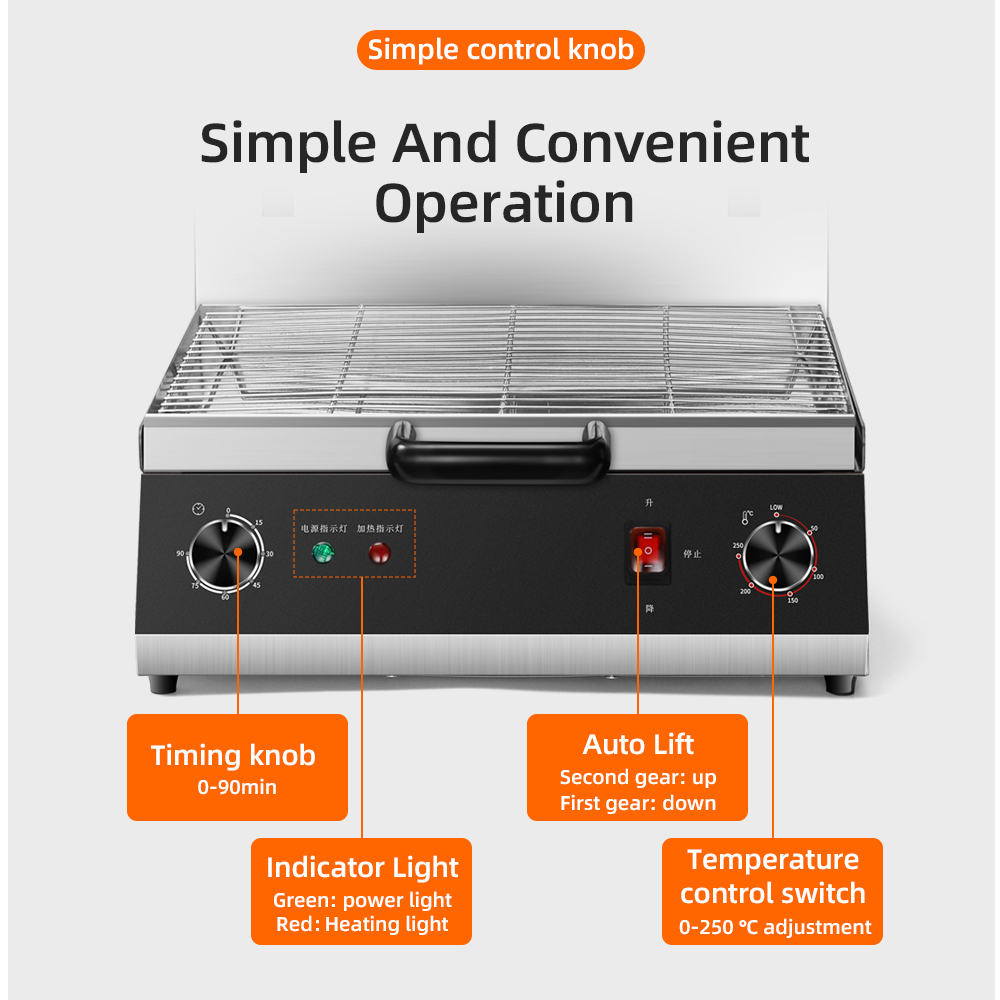 Ticari elektrikli kaldırma tip - Commercial Kitchen Broiler incelemesi ve fiyatı