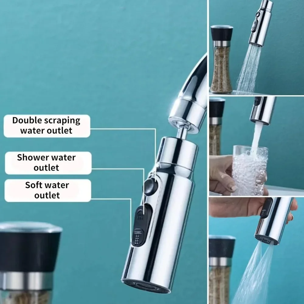 1 adet 3 in1 Esnek Mutfak Musl - Commercial Kitchen Faucet incelemesi ve fiyatı