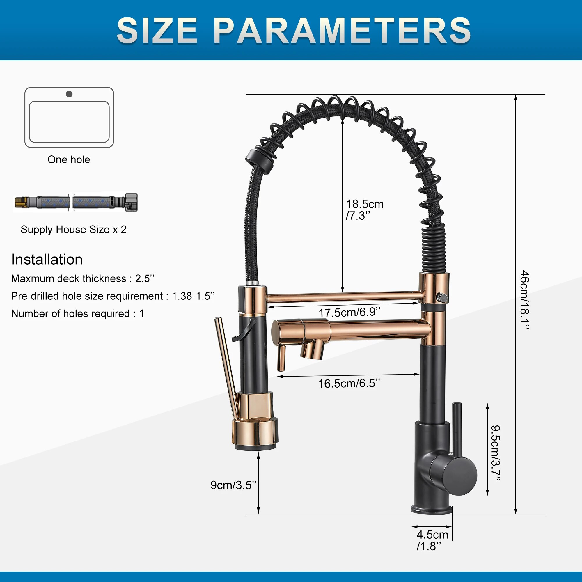 Aşağı Çekilir Püskürtücü ile M - Commercial Kitchen Faucet incelemesi ve fiyatı