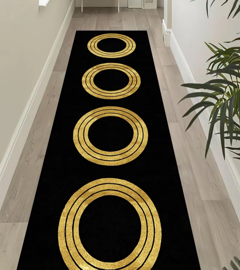 Lüks Siyah Altın Yunan Anahtar - Commercial Kitchen Non Slip Flooring incelemesi ve fiyatı
