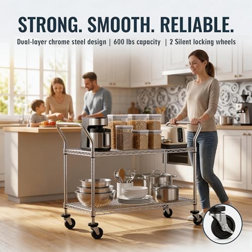 2 Katmanlı Ticari Sınıf Tekerl - Commercial Kitchen On Wheels incelemesi ve fiyatı