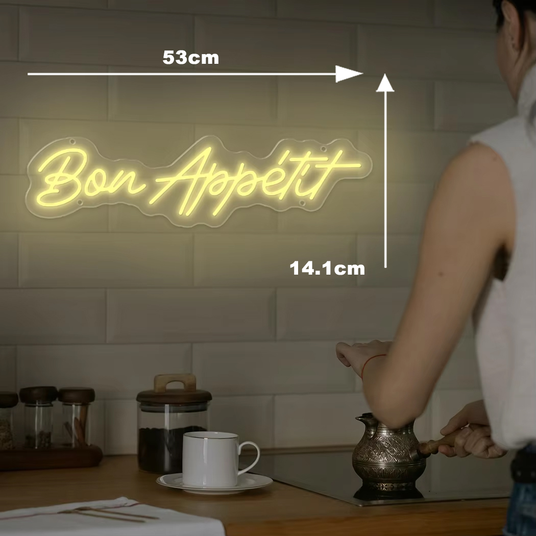 Bon İştah Neon LED Burcu Duvar - Commercial Kitchen Store incelemesi ve fiyatı
