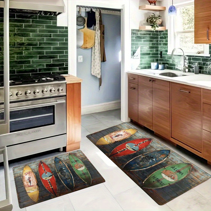 Sörf Tahtası Desenli Mutfak Ko - Commercial Kitchen Mats incelemesi ve fiyatı