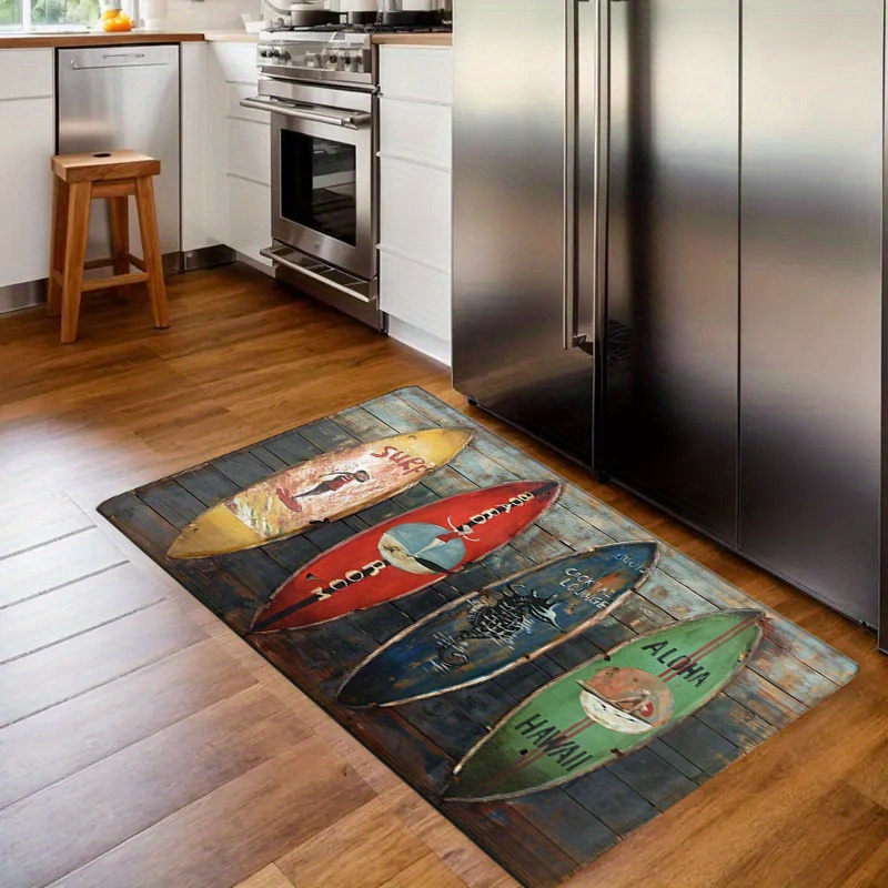 Sörf Tahtası Desenli Mutfak Ko - Commercial Kitchen Mats incelemesi ve fiyatı