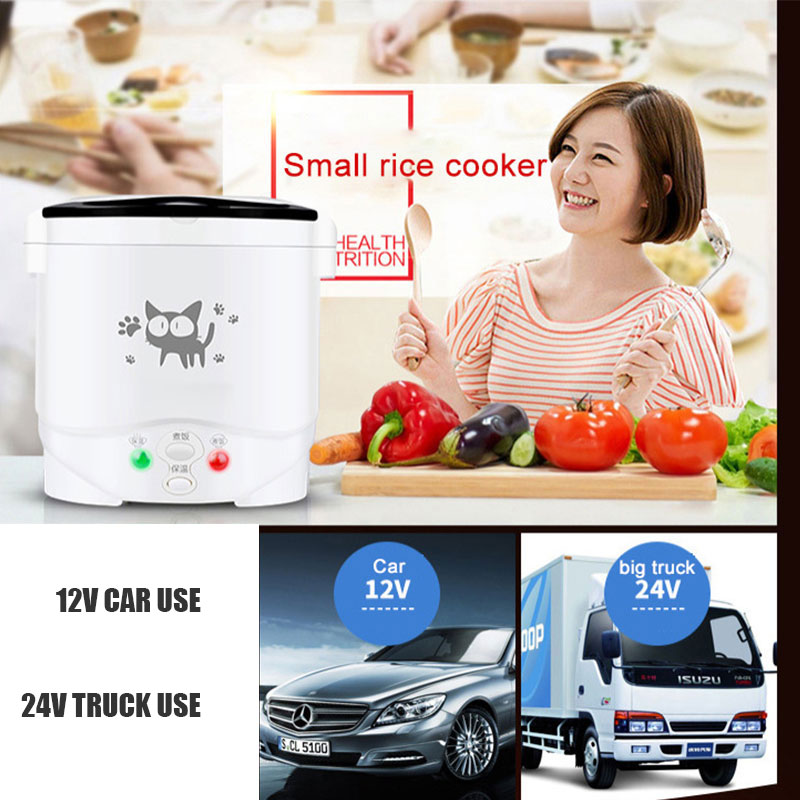 12V 24V Mini pirinç ocak araba - Soup Kettle Warmer incelemesi ve fiyatı