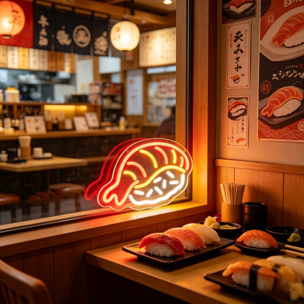 Yaratıcı Suşi LED Neon Işık US - Commercial Kitchen Japanese incelemesi ve fiyatı
