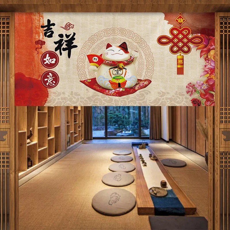 VIKAMA Japon Fuji Kimono Noren - Commercial Kitchen Japanese incelemesi ve fiyatı